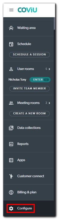 Add a Meeting or User Room 1-1