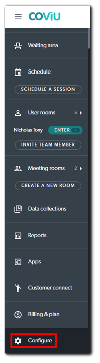 Add a Meeting or User Room 1-2
