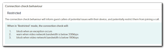 Configure the Call Quality Test and Parameter Settings for Patients 2