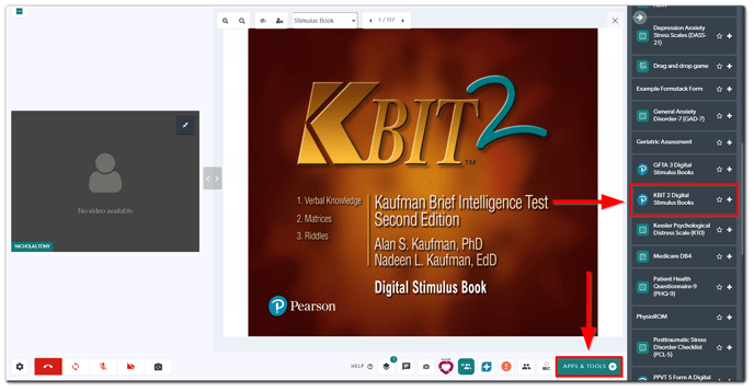 How to Install and Use the Pearson KBIT-2 App on Coviu 4-1