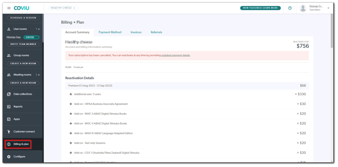 How to Reactivate Your Coviu Subscription 2