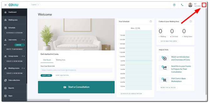 How to Update Your Coviu User Profile