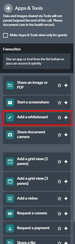How to Use a Whiteboard in Call 1