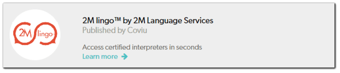 How to Use the 2M Lingo Add-on in Coviu