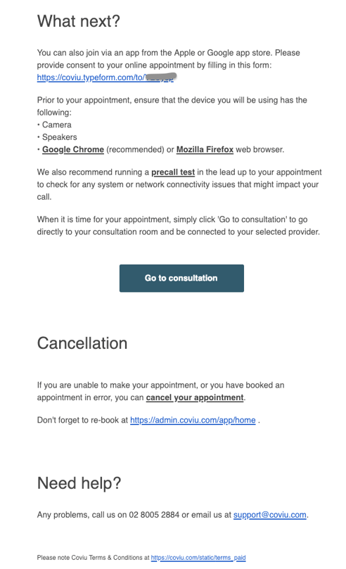 Nookal Integration Consultation Email