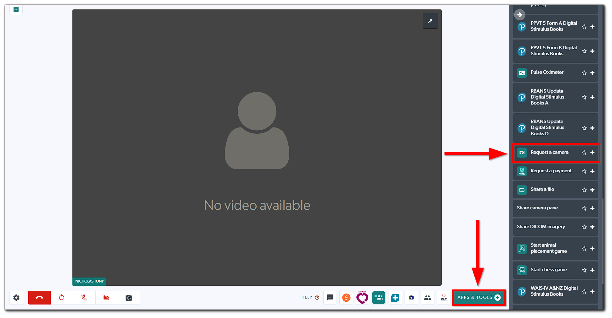 Camera Package Dialog How to Use the Request Camera App