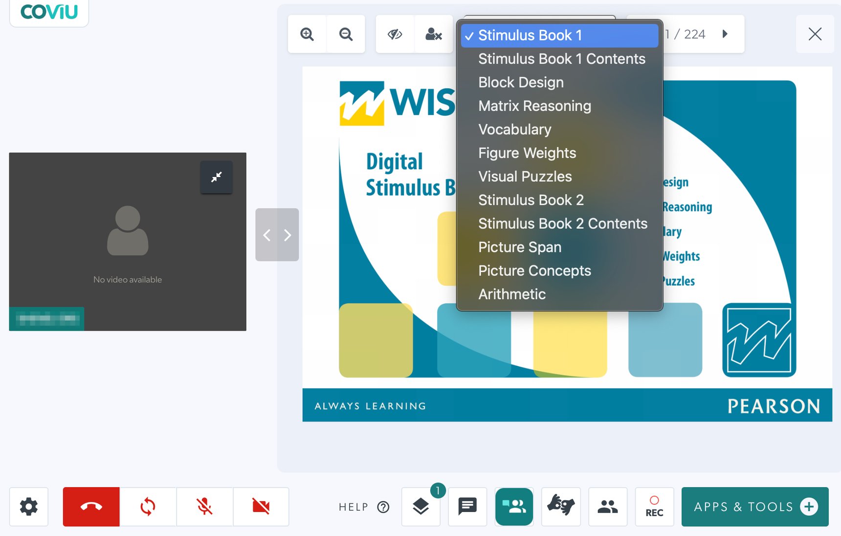 How to Install and Use Pearson Assessments in Coviu