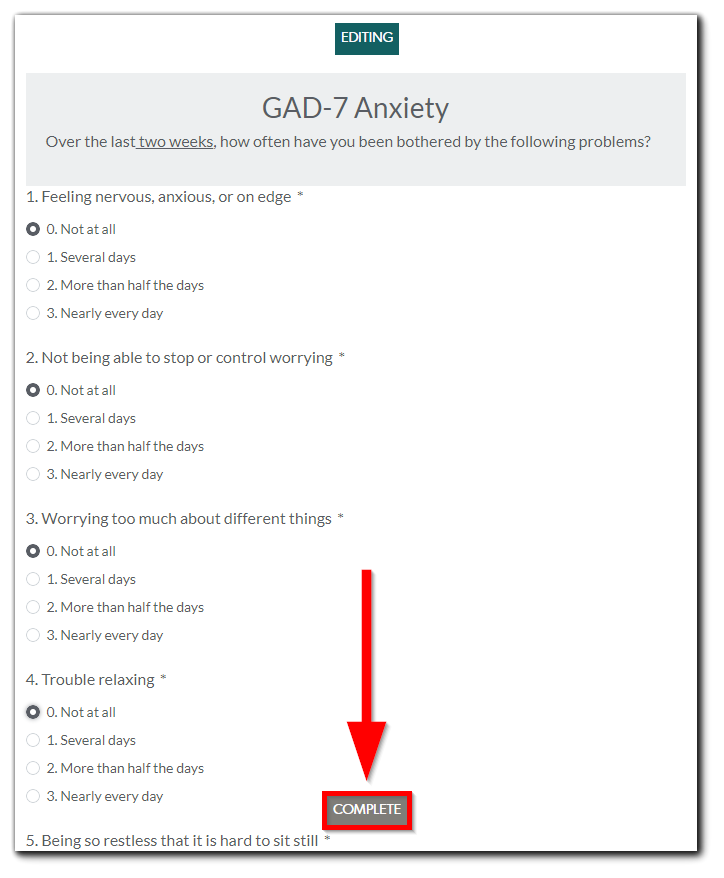 How to Install and Use the General Anxiety Disorder 7 (GAD 7) App