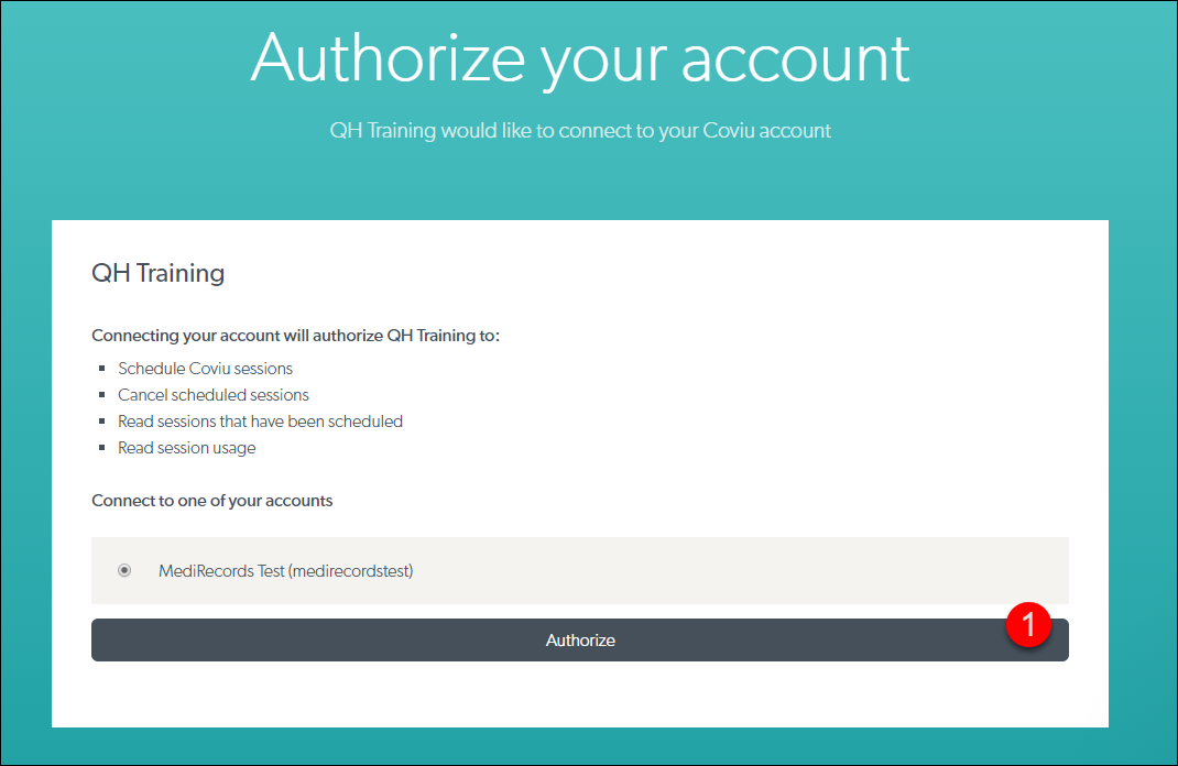 Coviu Authorisation