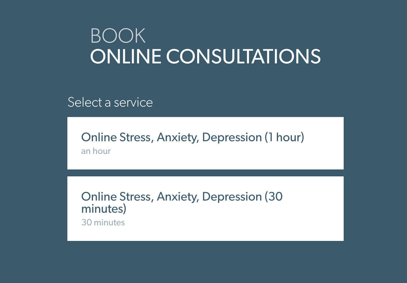 AcuityScheduling Consultation Booking